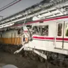 Masinis KA Argo Bromo berinisial AN saat berada di ruang kendali lokomotif.