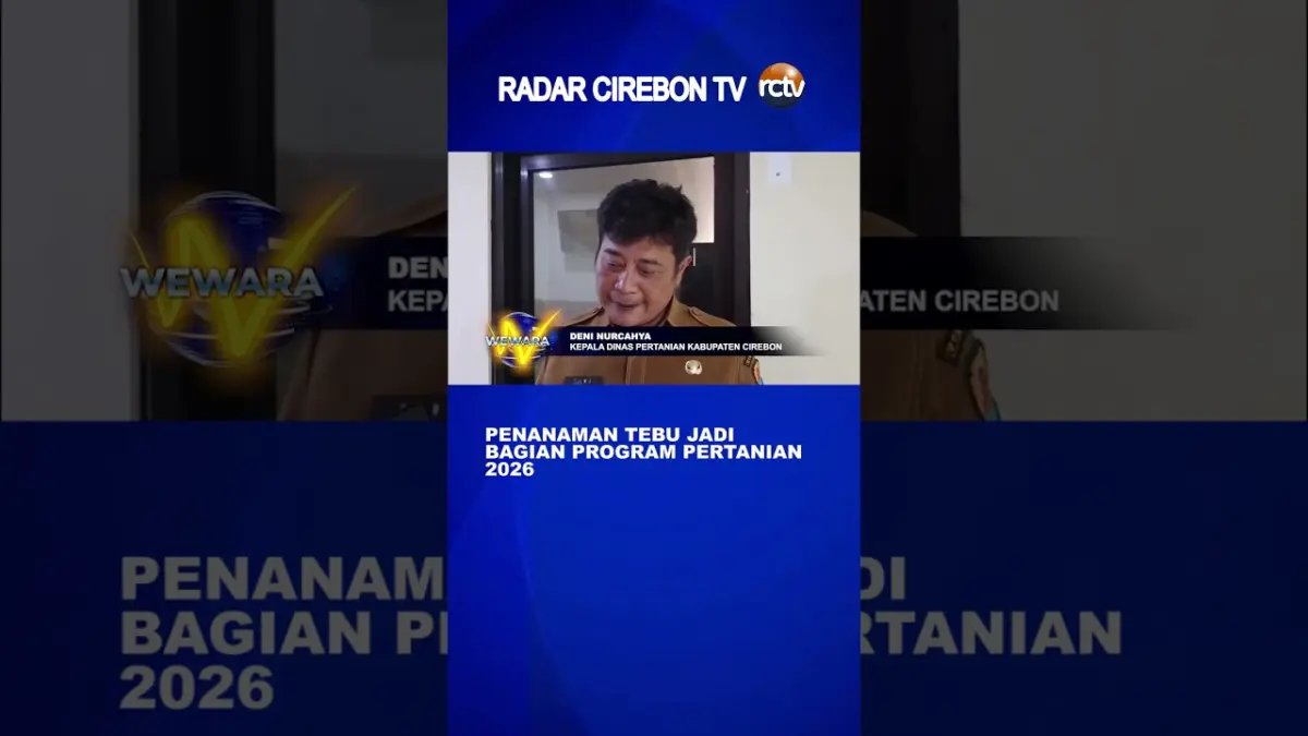 Penanaman Tebu Jadi Bagian Program Pertanian 2026