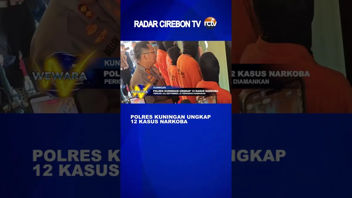 Polres Kuningan Ungkap 12 Kasus Narkoba