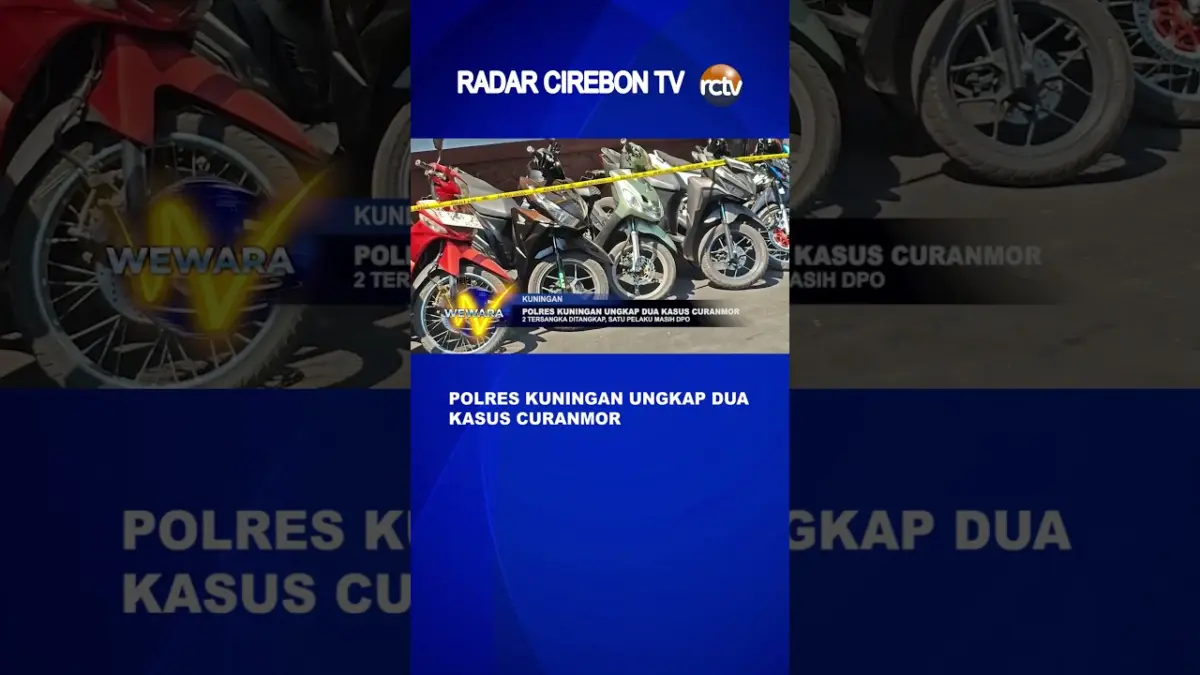 Polres Kuningan Ungkap Dua Kasus Curanmor - Video Polres Kuningan Ungkap Dua Kasus Curanmor