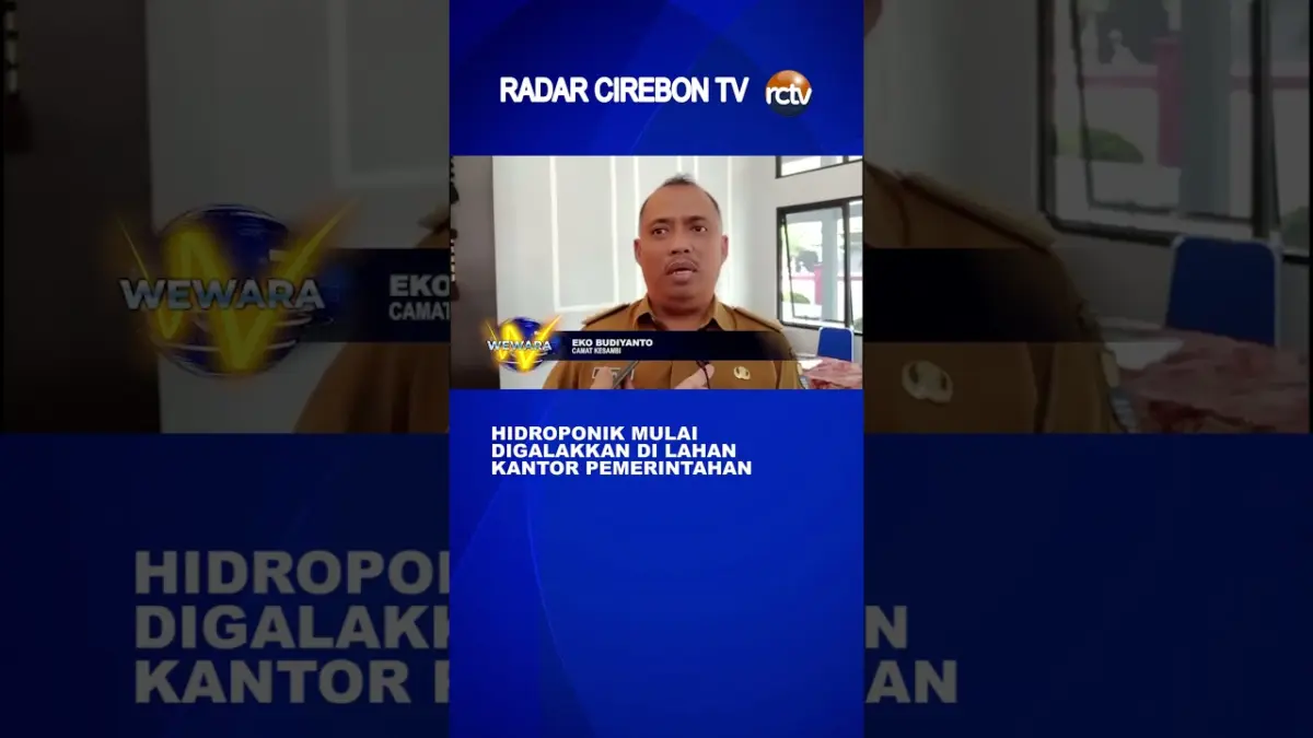 Budidaya Hidroponik Digalakkan di Halaman Kantor Pemerintahan
