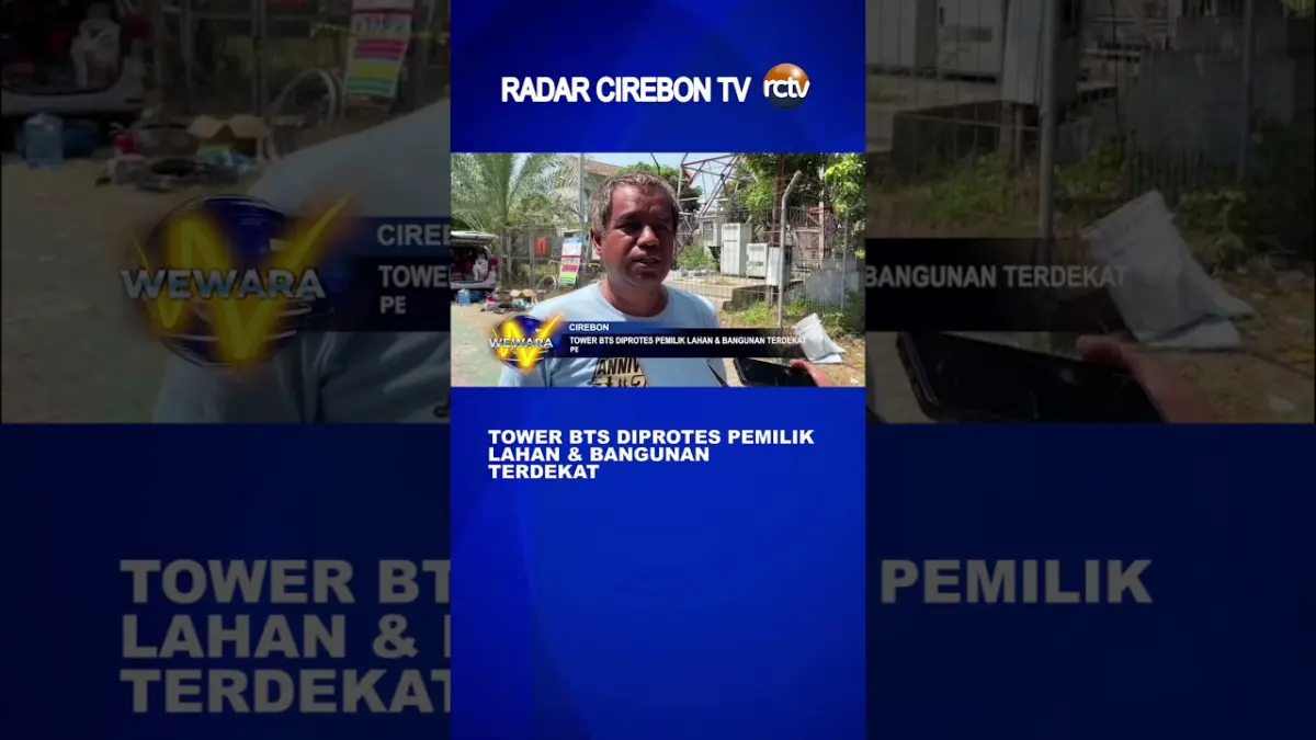 Tower BTS Diprotes Pemilik Lahan & Bangunan Terdekat