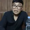 Musisi Majalengka Dimaz Candra saat memberikan keterangan terkait dugaan pelecehan terhadap rekannya.