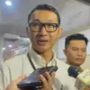 Juru Bicara KPK Budi Prasetyo saat memberikan keterangan kepada awak media usai menjalani pemeriksaan di Polda