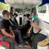 Tim SAR melakukan penyisiran di perairan Selat Sunda untuk mencari lima wartawan yang hilang kontak