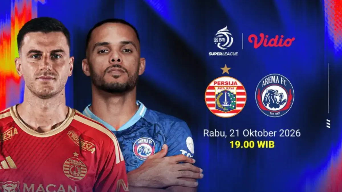 Siaran Langsung Persija Jakarta vs Arema FC Super League 2026, Apakah Macan Kemayoran Kembali Menang? Super League 2026/2027