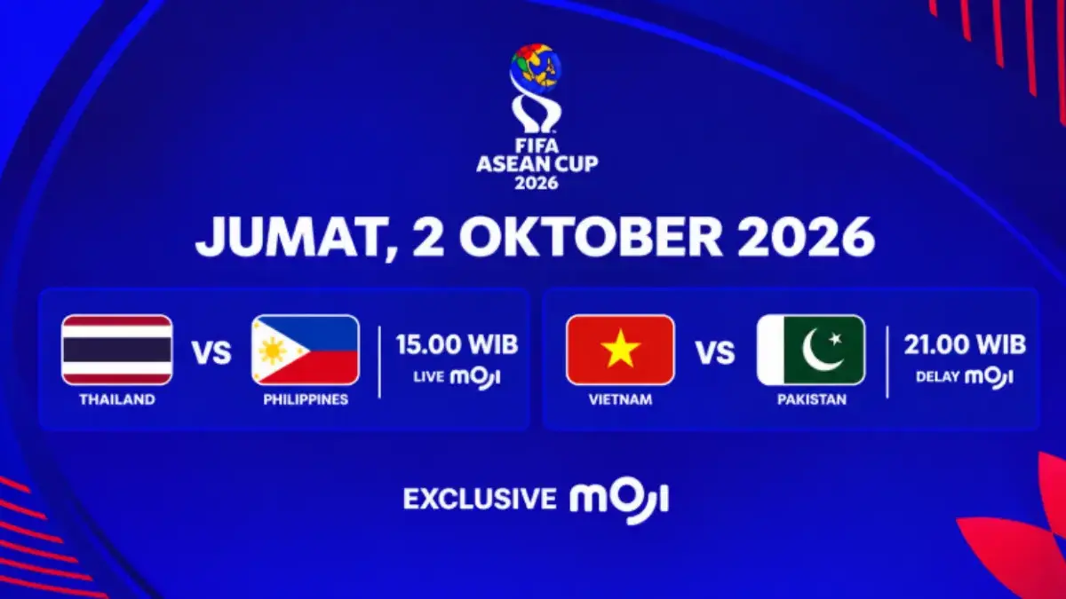 Jadwal Pertandingan FIFA ASEAN Cup 2026 Hari Ini 2 Oktober, Tayang di Moji TV dan Live Streaming Vidio FIFA ASEAN Cup