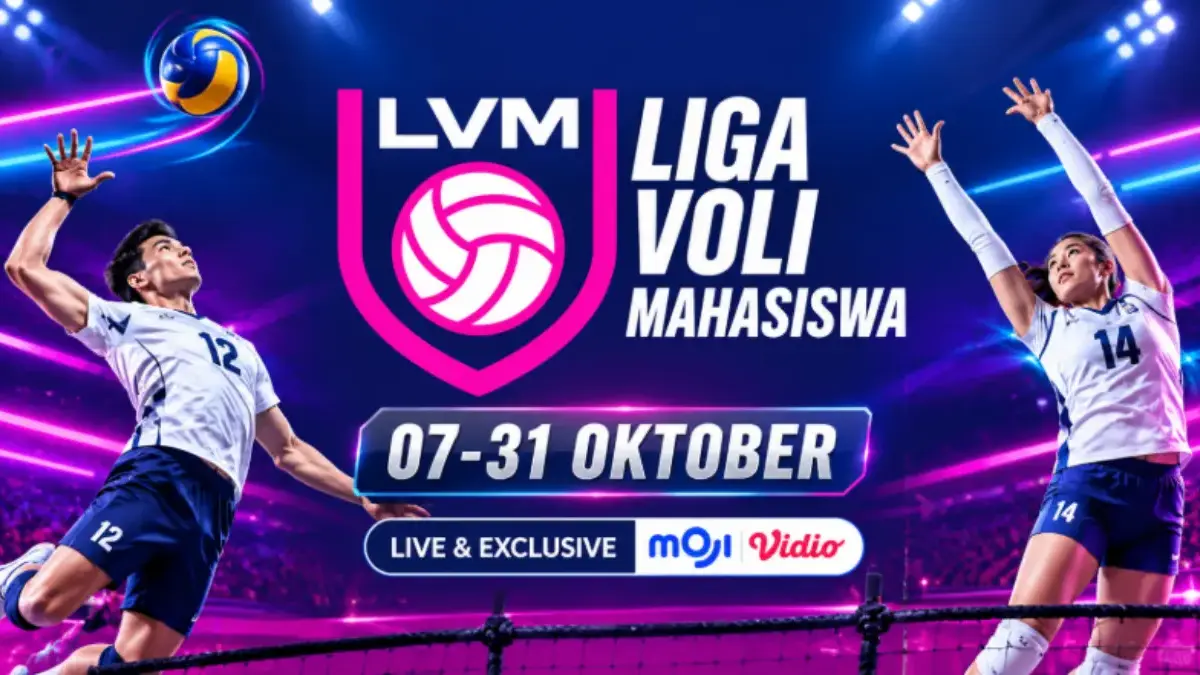 Jadwal Liga Voli Mahasiswa 2026 Seri Yogyakarta Pekan Ini 7-11 Oktober: Live Moji TV dan Live Streaming Vidio Liga Voli Mahasiswa