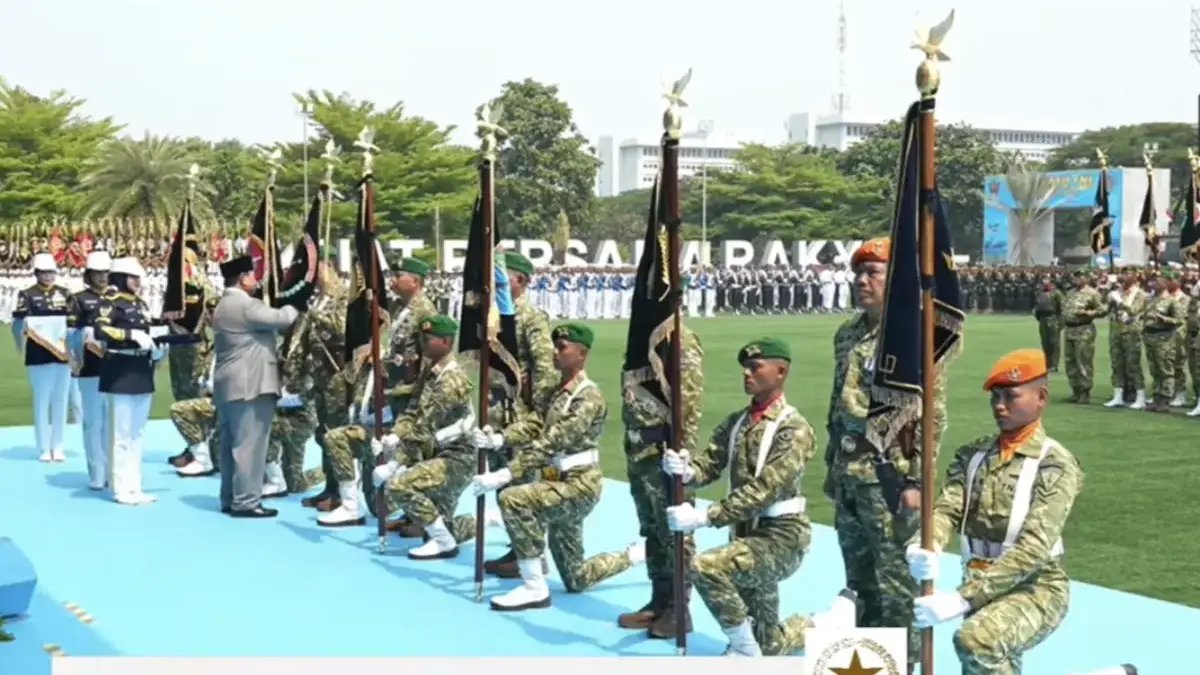 Prabowo Resmikan 204 Satuan Baru dan 6 Kodam di HUT ke-81 TNI, Ini Daftarnya foto