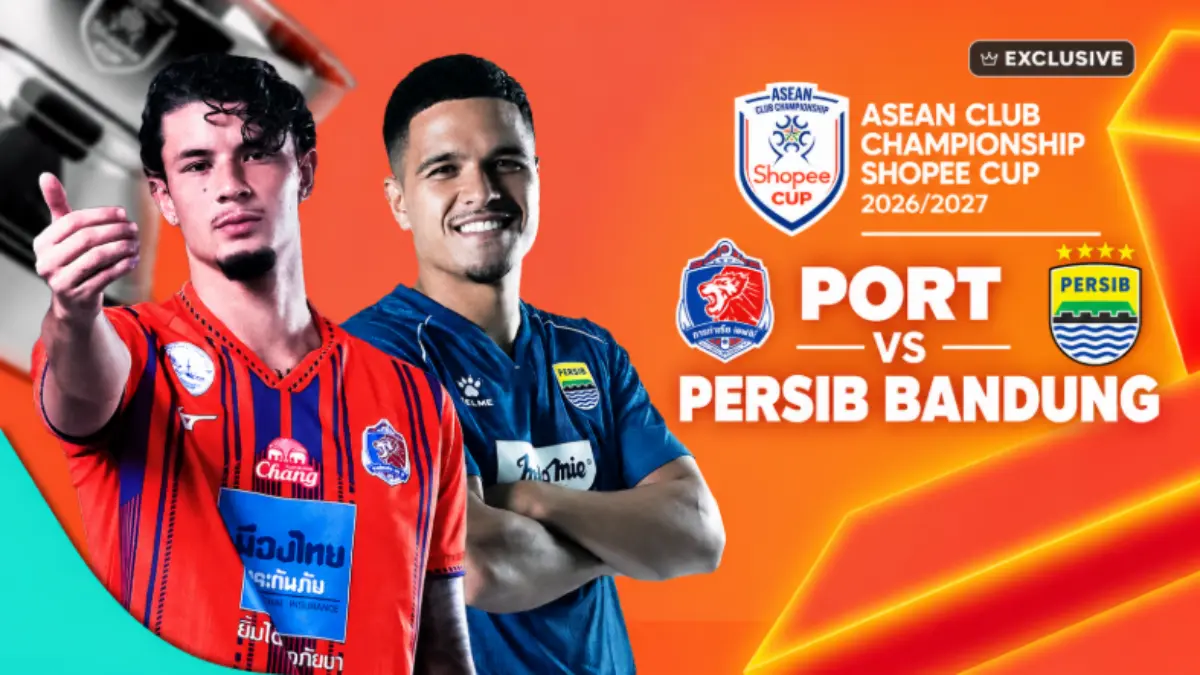 Jadwal Pertandingan Port FC vs Persib Bandung Shopee Cup 2026, Live di TV Mana dan Jam Berapa? ASEAN Club Championship