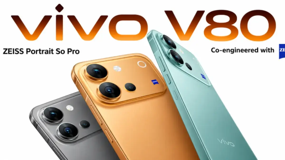 Vivo V80 Resmi Diluncurkan dengan Desain ala iPhone 18 dan kamera ZEISS, Berapa Harganya? Vivo