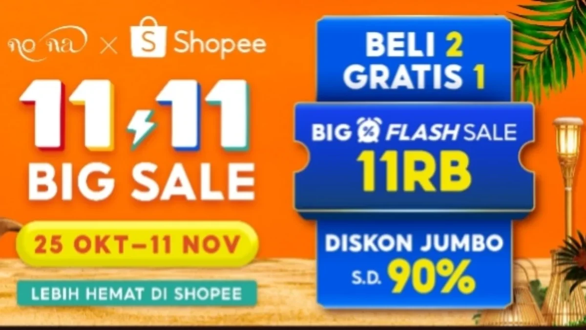 No na x Shopee Big Sale 11.11