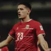 Bek Timnas Indonesia Justin Hubner saat memberikan keterangan kepada awak media.