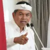 Kawasan pembangunan pusat data AI di Jatiluhur, Purwakarta, yang dihentikan sementara.