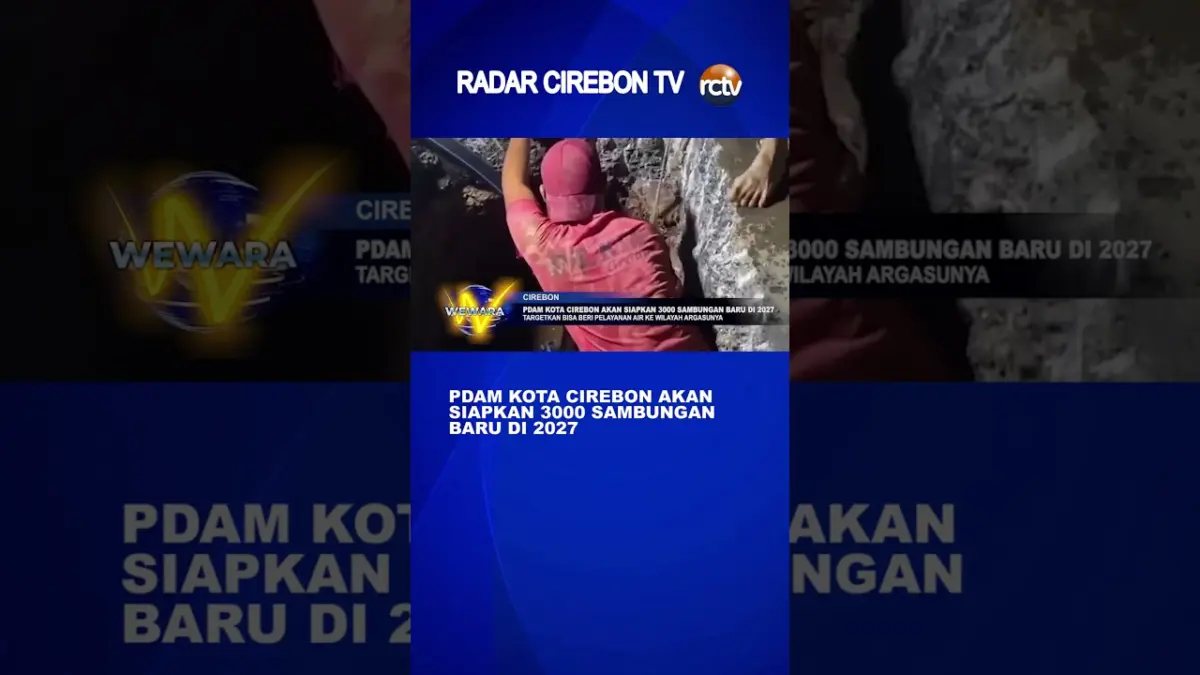 PDAM Kota Cirebon Akan Siapkan 3000 Sambungan Baru di 2027