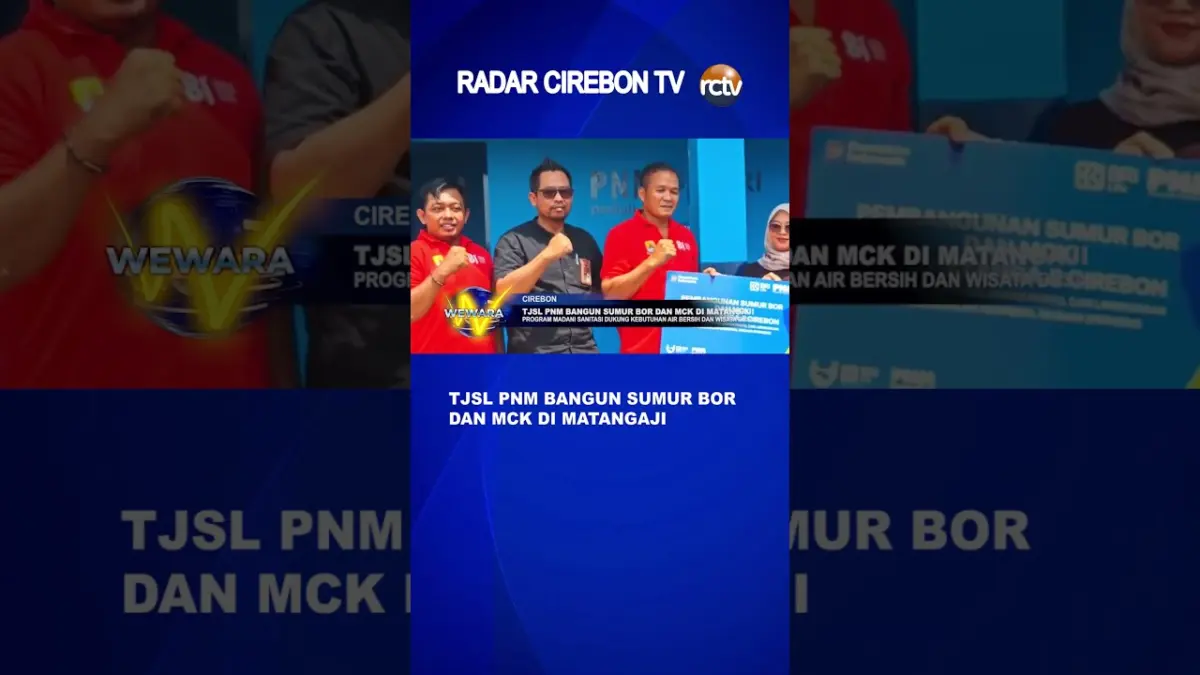 TJSL PNM Bangun Sumur Bor dan MCK di Matangaji
