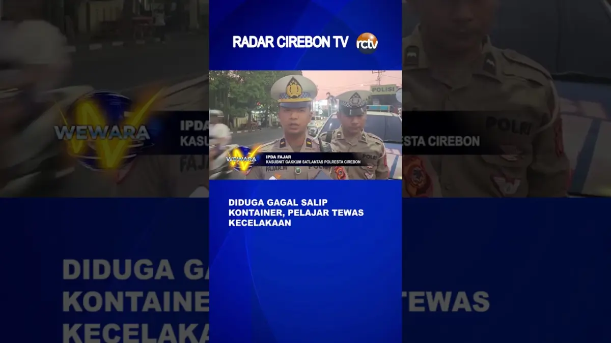 Diduga Gagal Salip Kontainer, Pelajar Tewas Kecelakaan