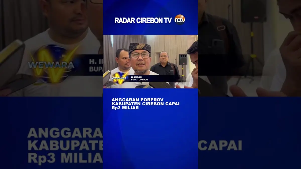 Anggaran Porprov Kabupaten Cirebon Capai Rp3 Miliar