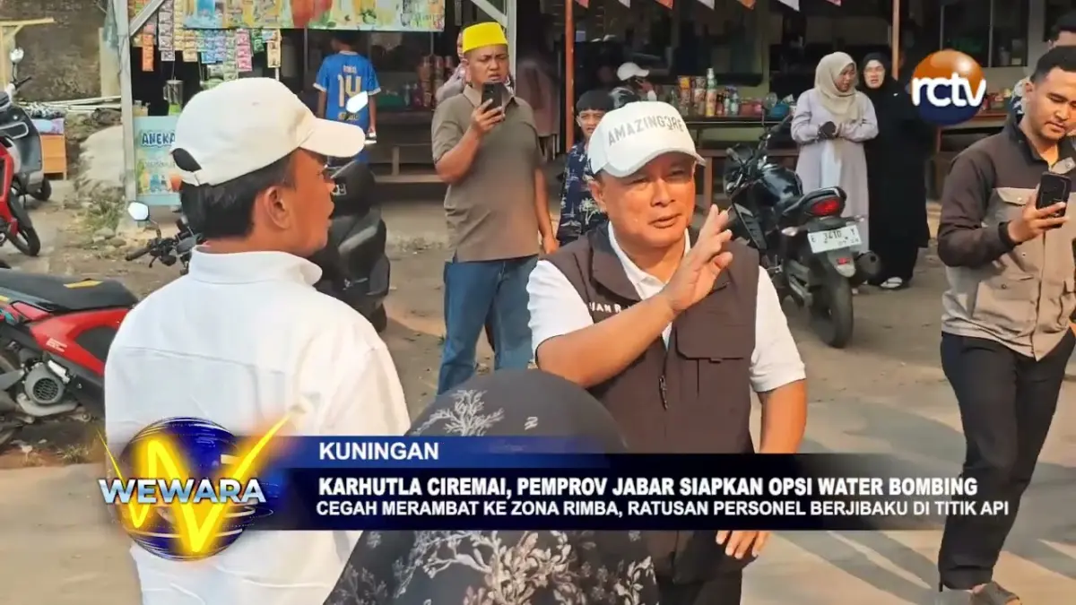 Karhutla Ciremai, Pemprov Jabar Siapkan Opsi Water Bombing