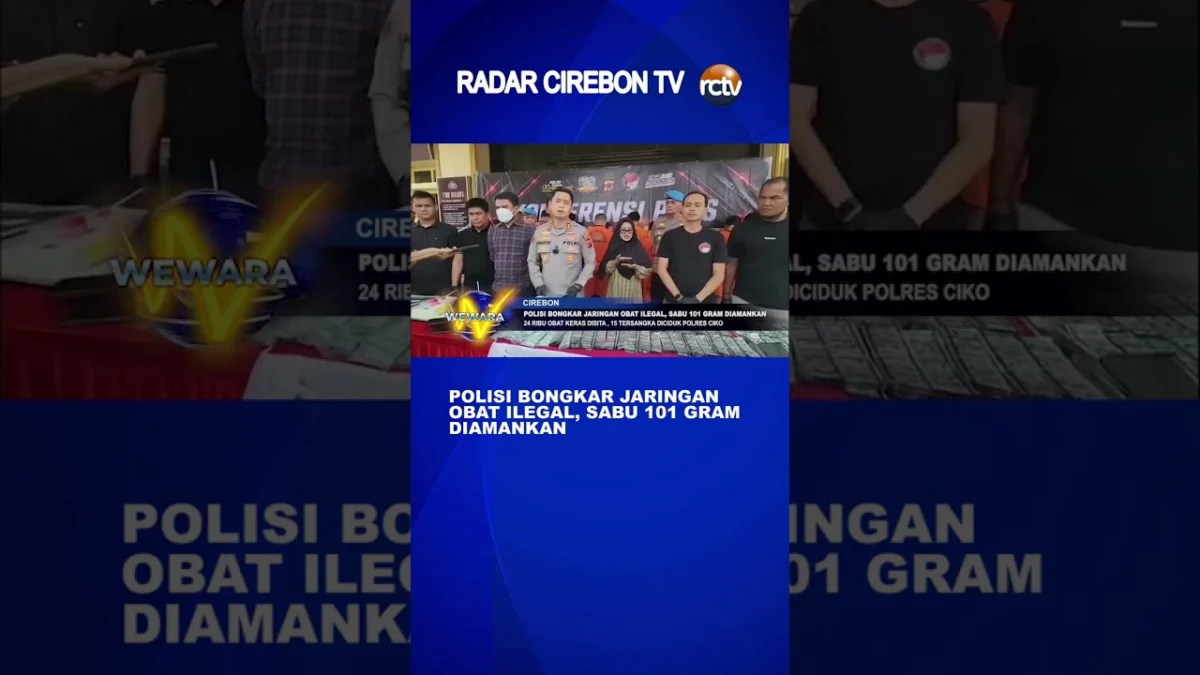 Polisi Bongkar Jaringan Obat Ilegal, Sabu 101 Gram Diamankan