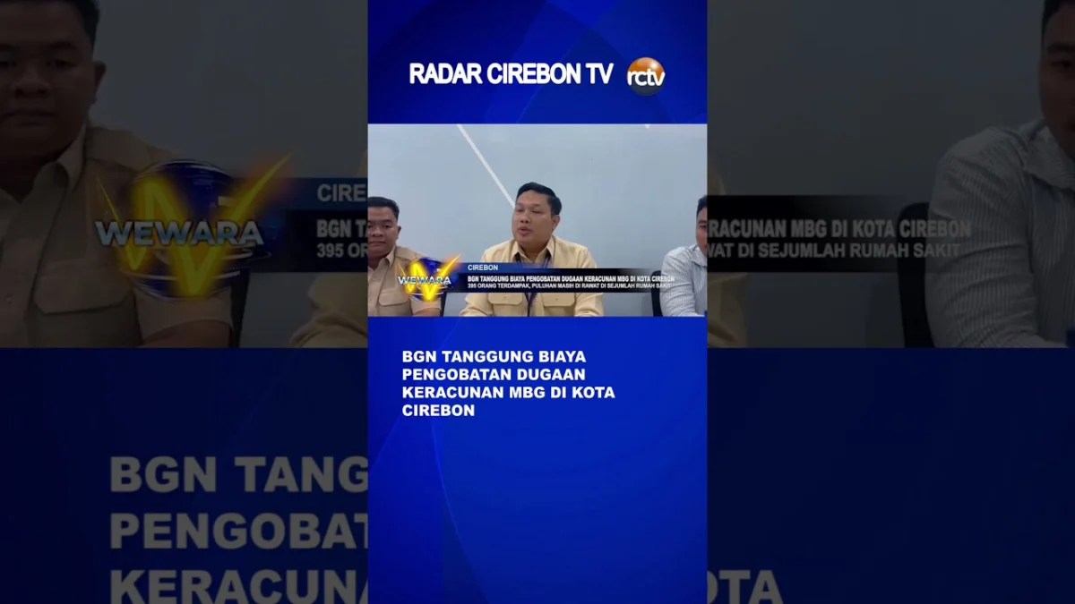 BGN Tanggung Biaya Pengobatan Dugaan Keracunan MBG di Kota Cirebon