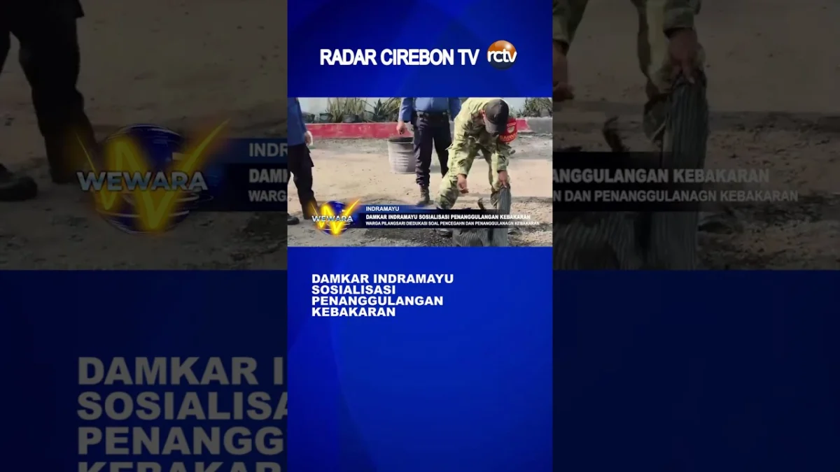 Damkar Indramayu Sosialisasi Penanggulangan Kebakaran