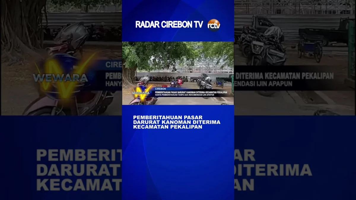 Pemberitahuan Pasar Darurat Kanoman Diterima Kecamatan Pekalipan