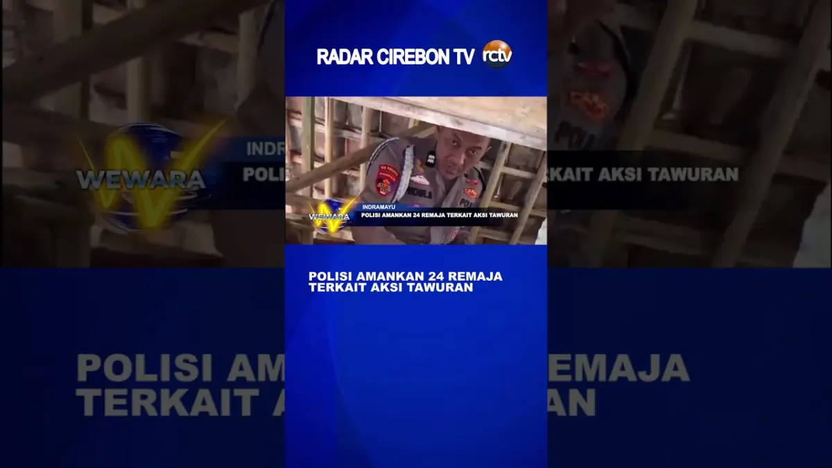 Polisi Amankan 24 Remaja Terkait Aksi Tawuran - Video Polisi Amankan 24 Remaja Terkait Aksi Tawuran