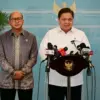 Menteri Koordinator Bidang Perekonomian Airlangga Hartarto saat memberikan keterangan pers.